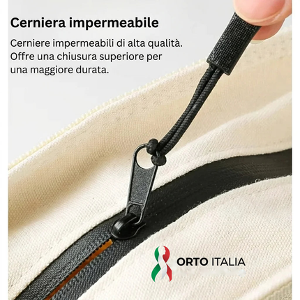 Sacchetto Portapane in Cera d'Api Biologica - 100% Cotone Bio
