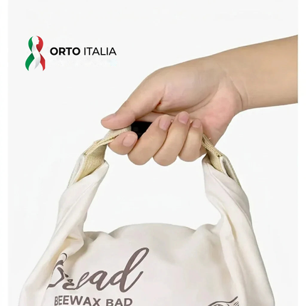 Sacchetto Portapane in Cera d'Api Biologica - 100% Cotone Bio