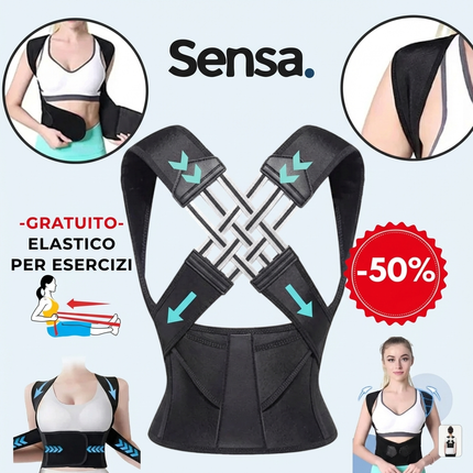 PosturaFix™ Fascia Correttiva per la Postura e la Schiena