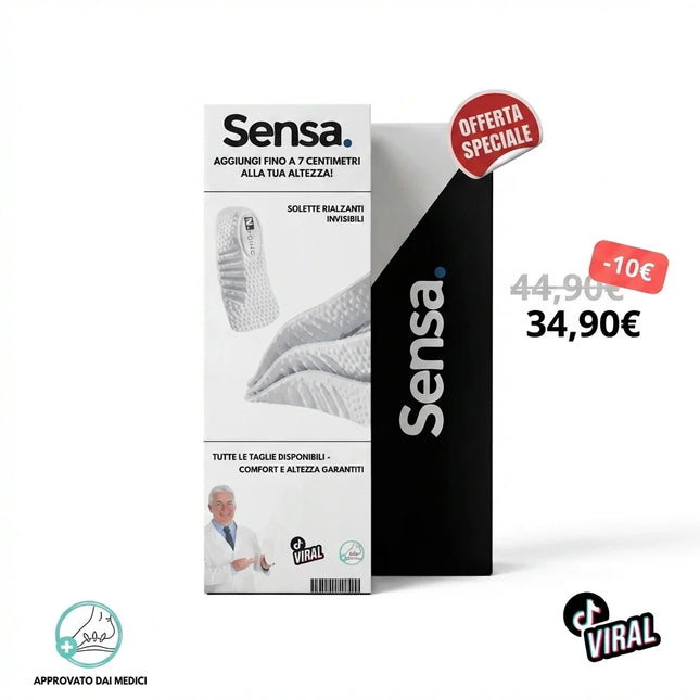 Solette ortopediche rialzanti AltaStep™ - Sensa