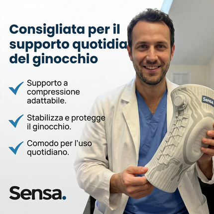 Ginocchiera StabiFlex™ - Muoviti con sicurezza, senza pensare al ginocchio